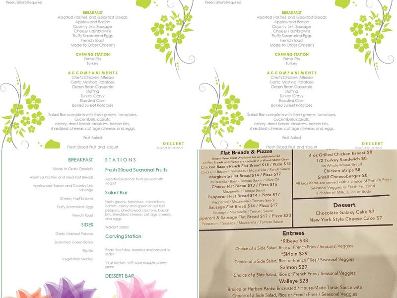 6300 Restaurant and Lounge Menu