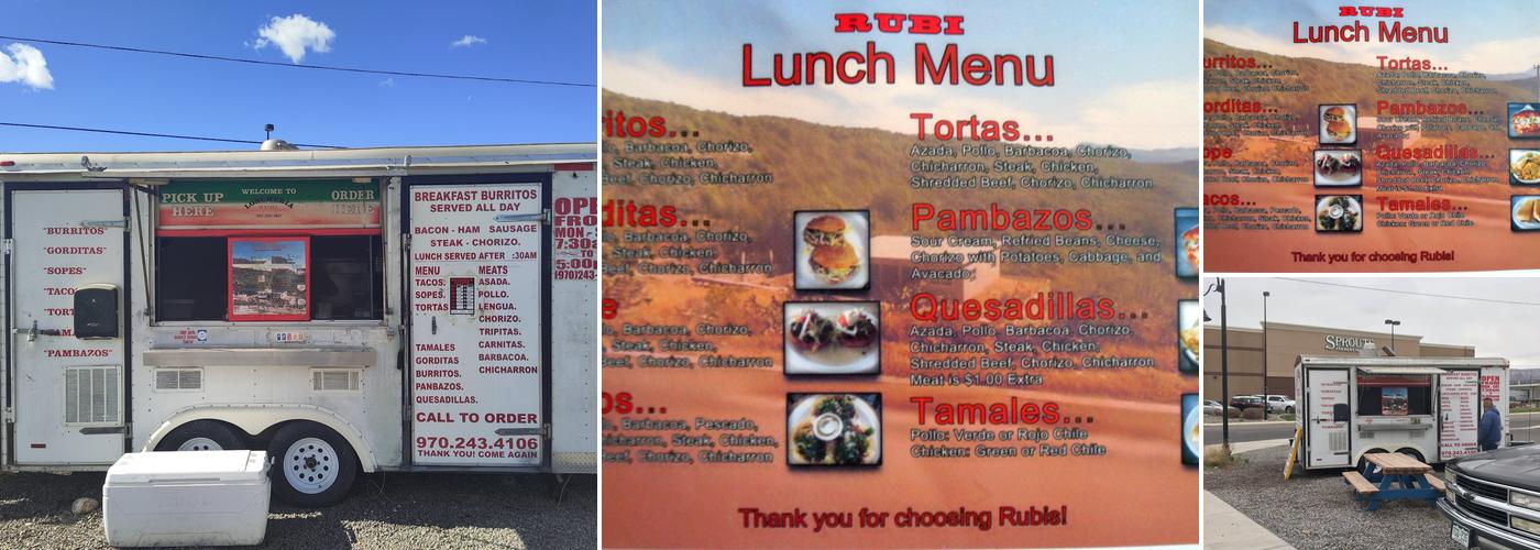 Loncheria Rubi Menu