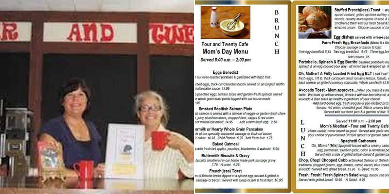Four & Twenty Cafe Menu