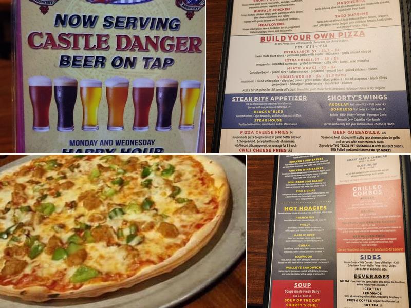 Shortstop Fridley Menu