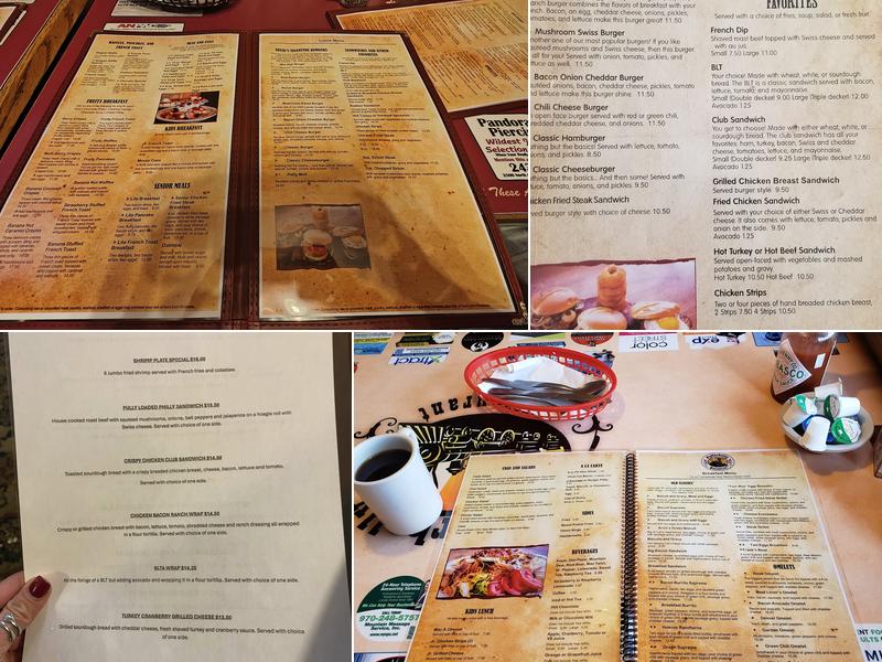 Pufferbelly Station Restaurant Menu
