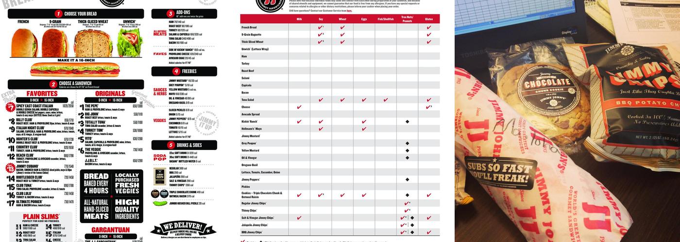 Jimmy John's Menu