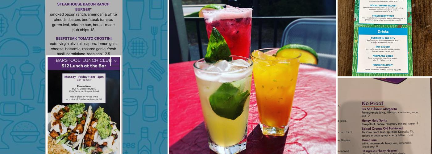 Longfellow Grill Menu