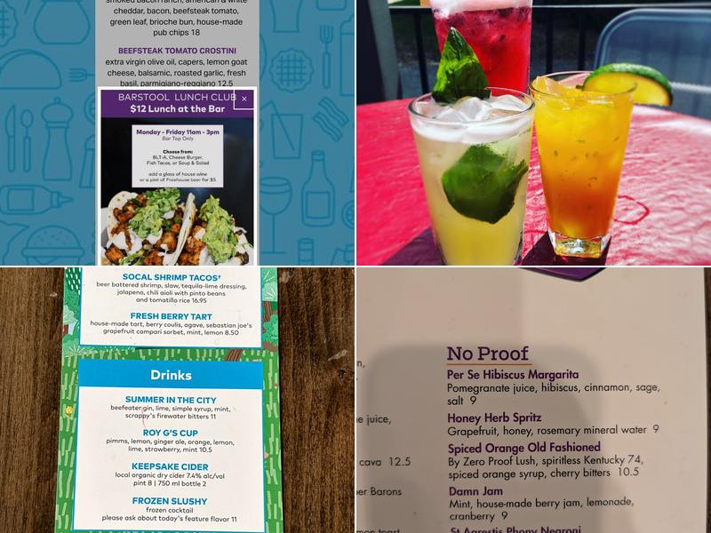 Longfellow Grill Menu