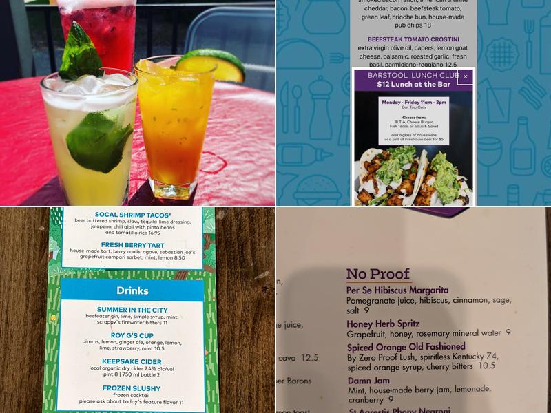 Longfellow Grill Menu