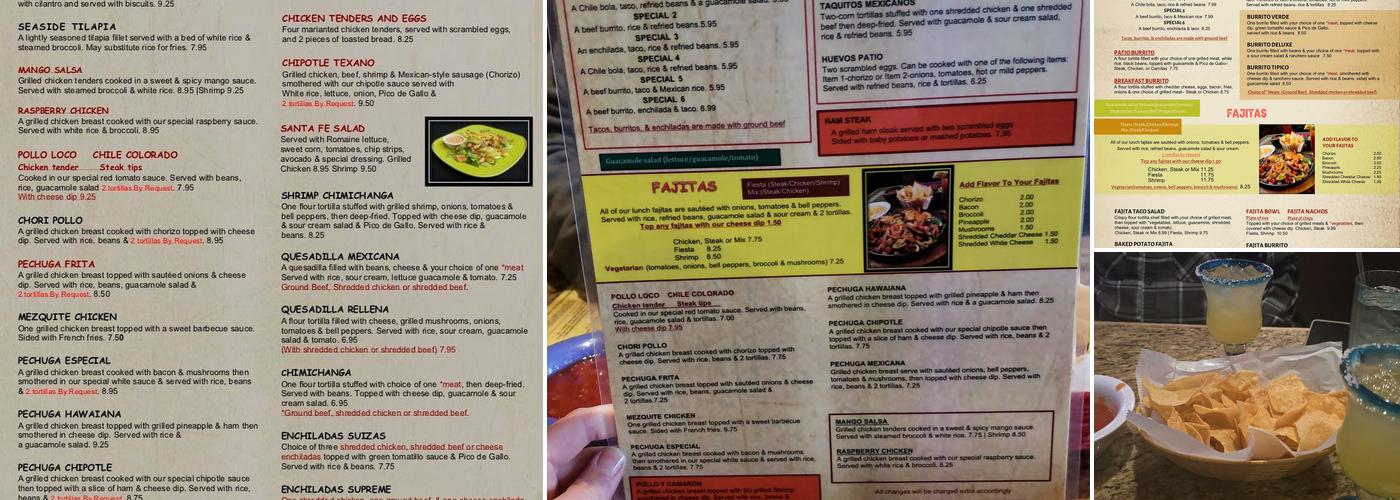 El Patio Menu