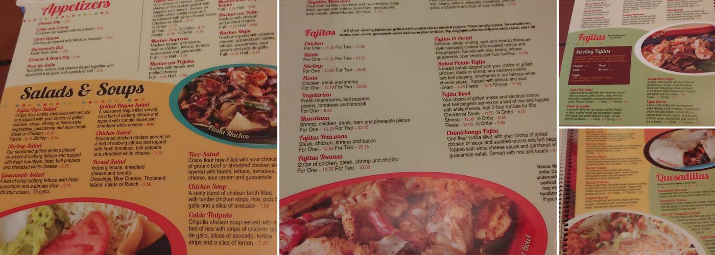 Los Portales Menu