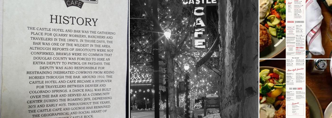 Castle Cafe Menu