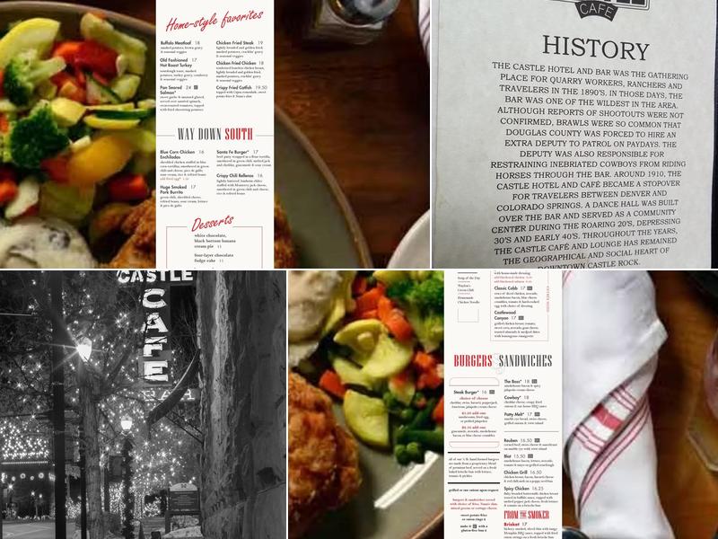 Castle Cafe Menu