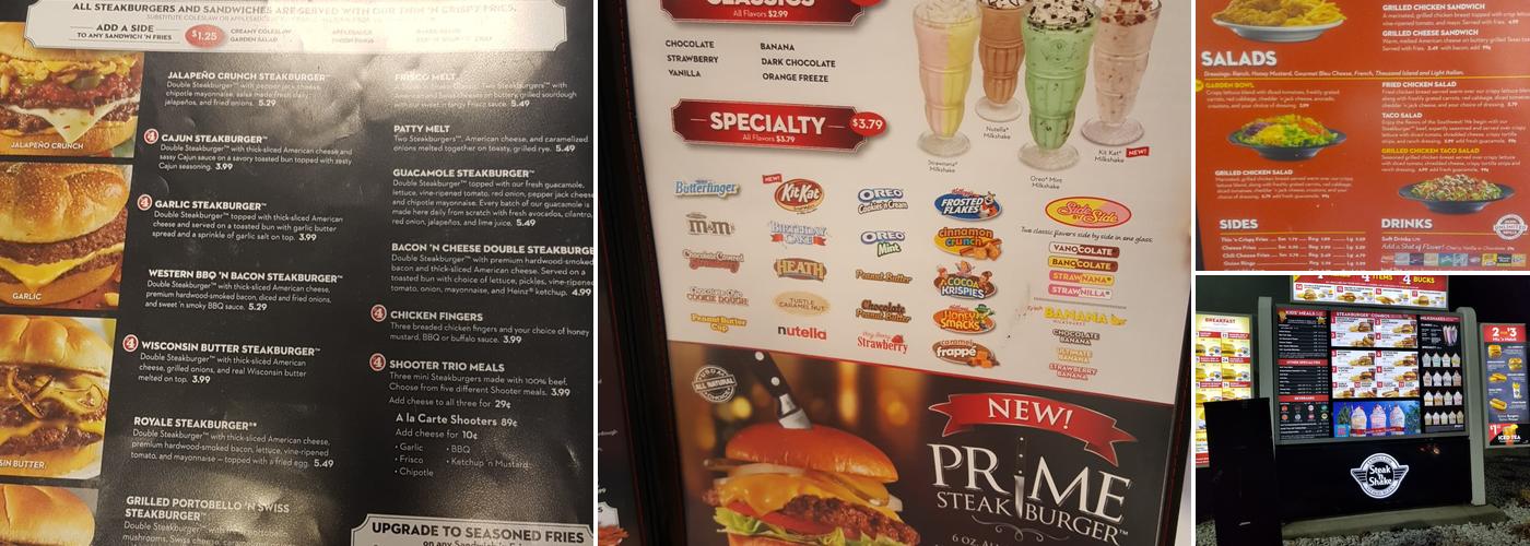 Steak 'n Shake Menu
