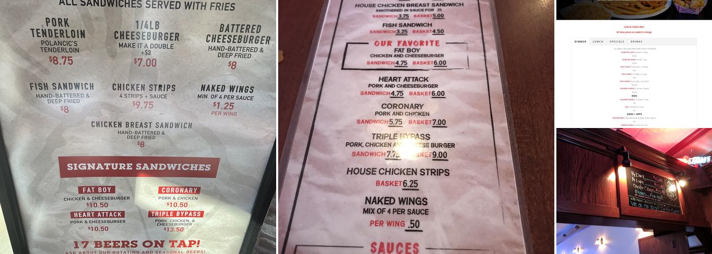 Rip's Tavern Menu