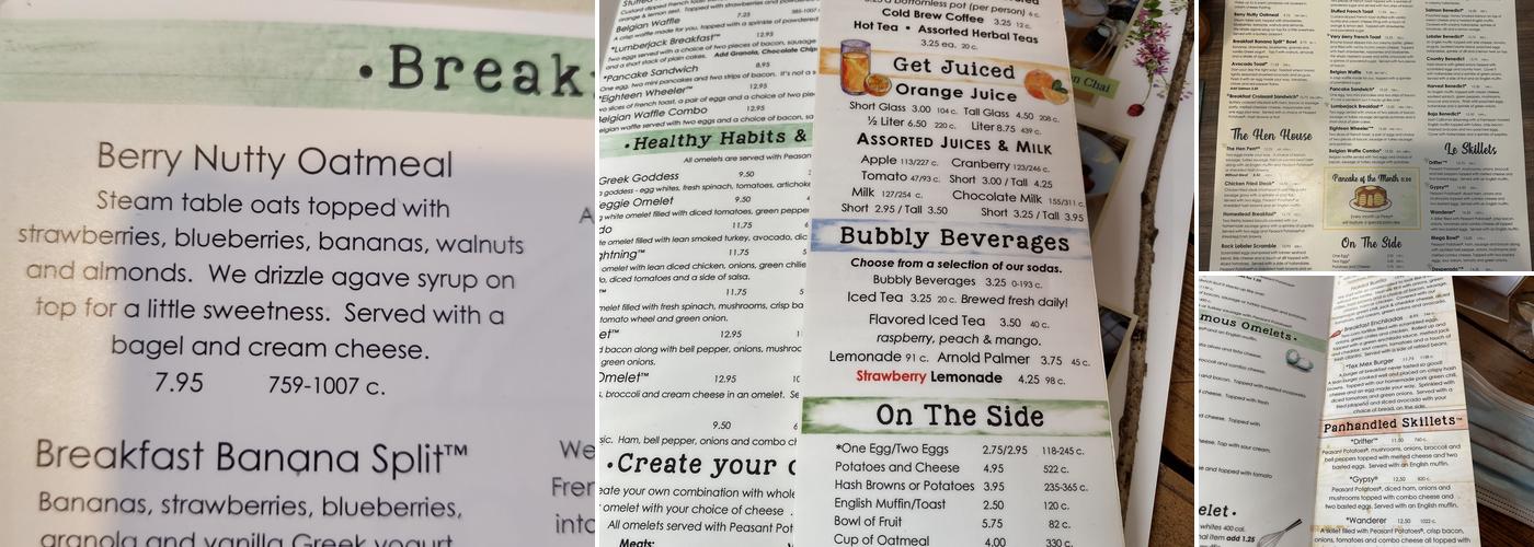 Le Peep Restaurant Highlands Ranch Menu