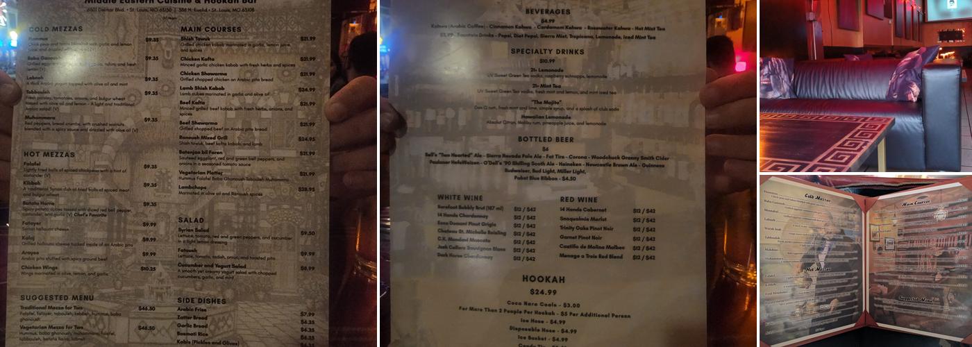 Ranoush Menu