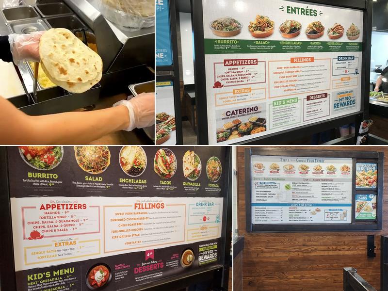 Cafe Rio Fresh Modern Mexican Menu