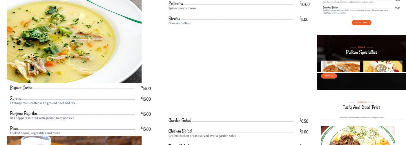Berix Menu