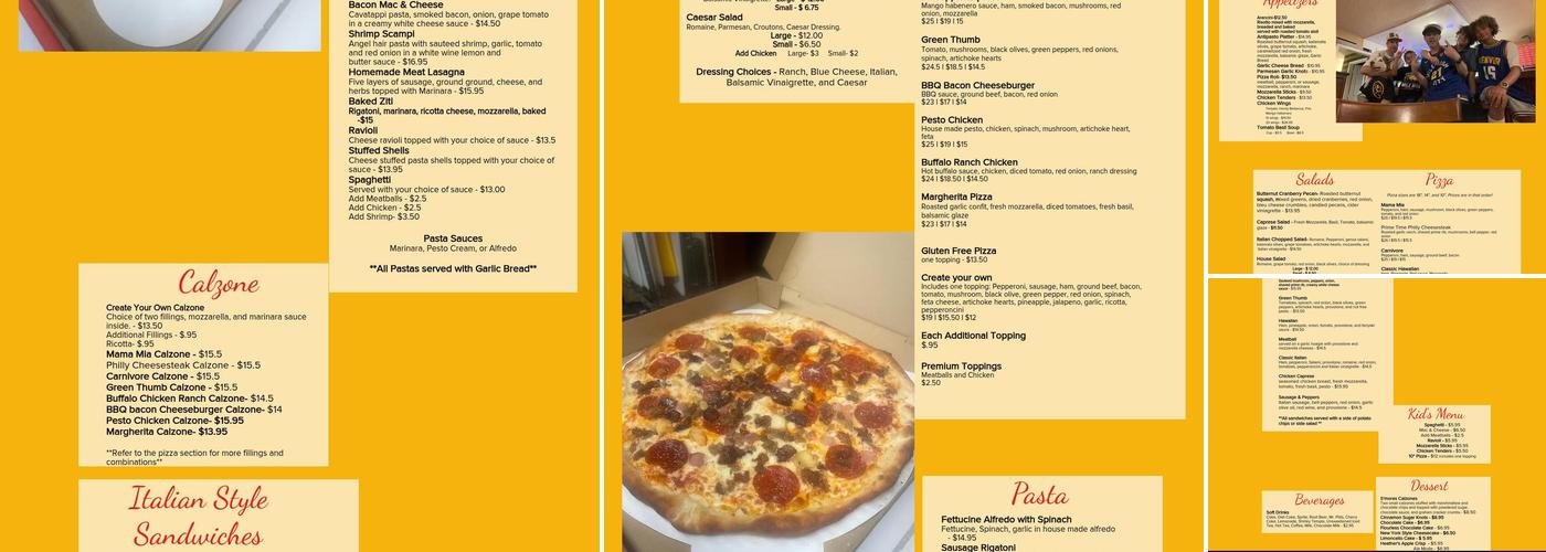 Larkspur Pizzeria & Cafe Menu
