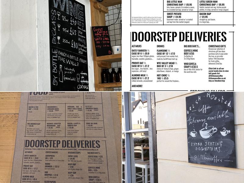 Little Man Coffee Menu