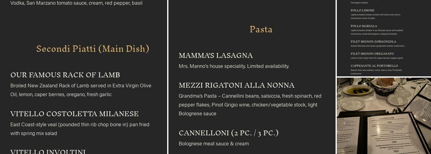 Paul Manno's Restaurant, Chesterfield Menu, Reviews (333), Photos (65