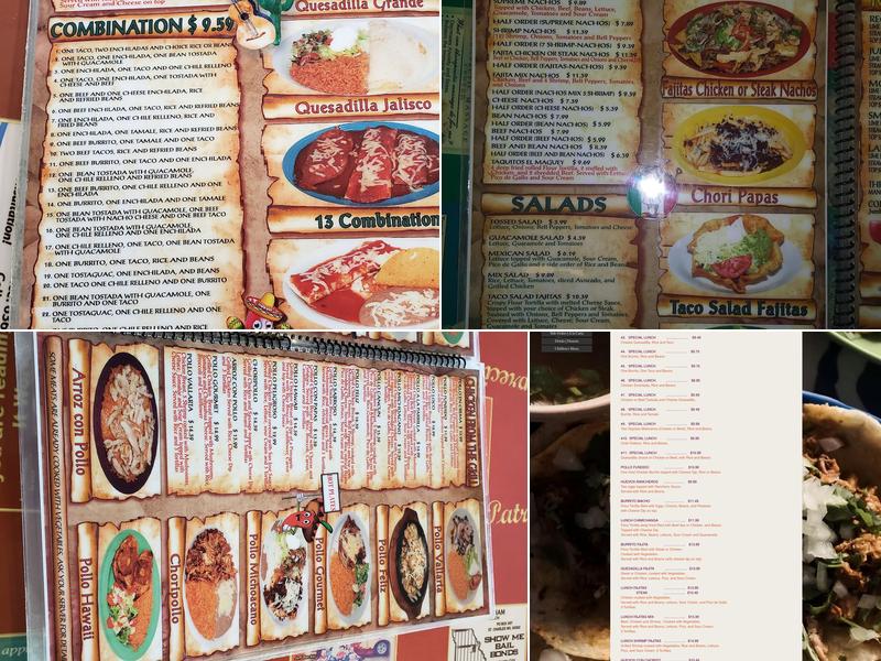 EL Maguey Menu