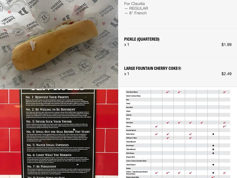 Jimmy John's Menu