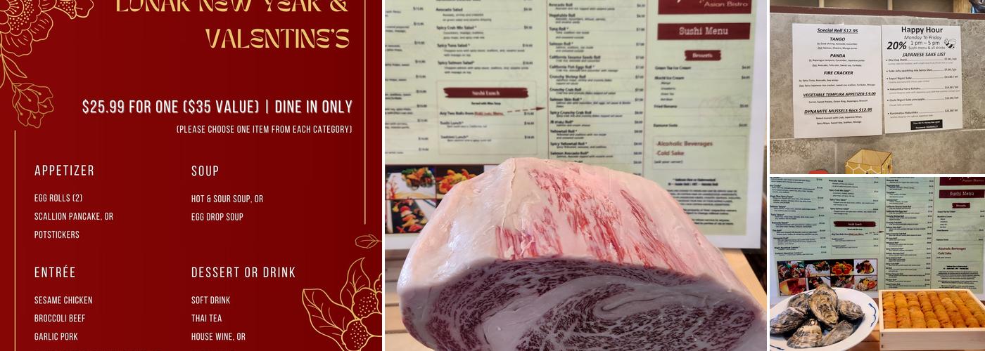 HoneyBee Asian Bistro & Sushi Menu