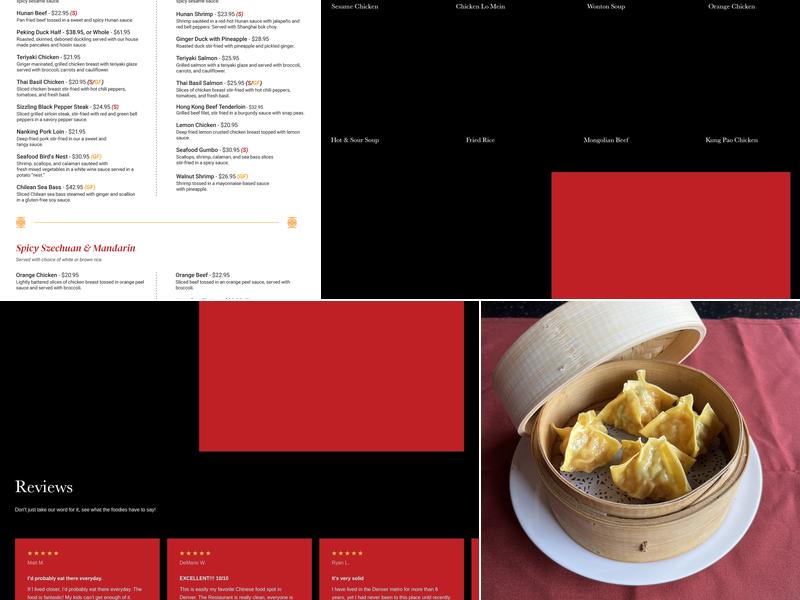 Imperial Chinese Restaurant Menu