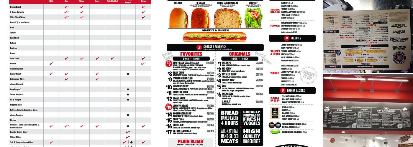 Jimmy John's Menu