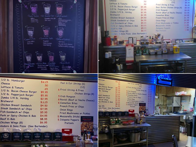 Duchesne Bar & Grill Menu