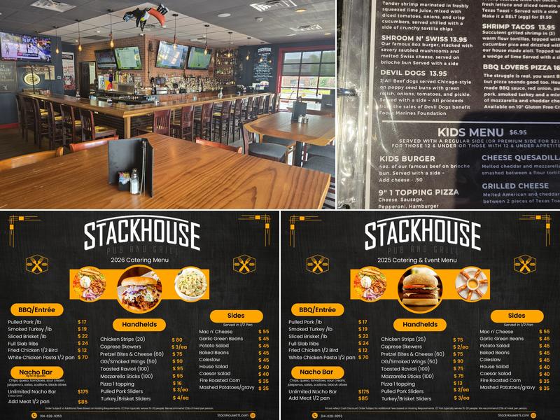 StackHouse Pub & Grill Menu
