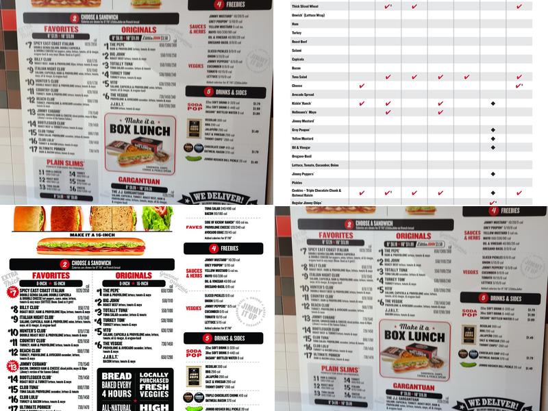 Jimmy John's Menu