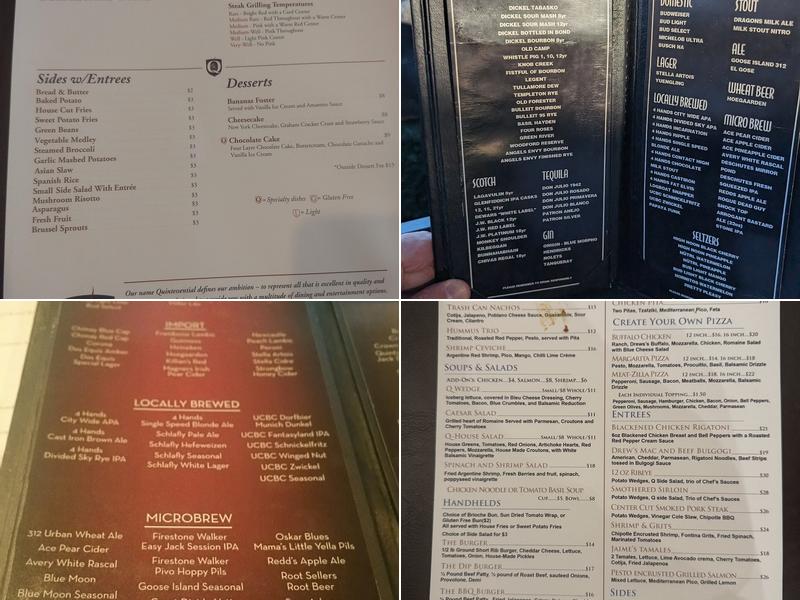 Quintessential Dining & Nightlife Menu