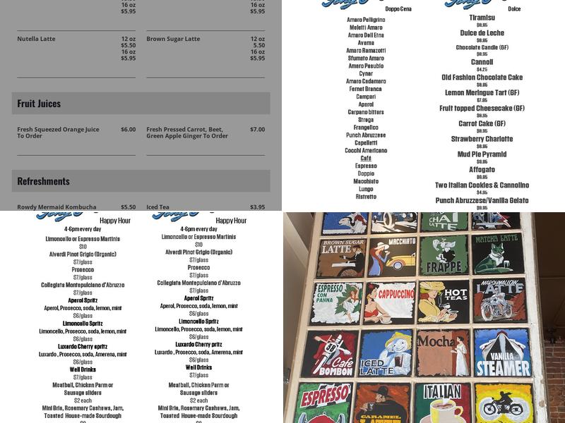 Tony P's Bar & Pizzeria LoHi Menu