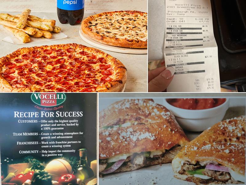 Vocelli Pizza Menu