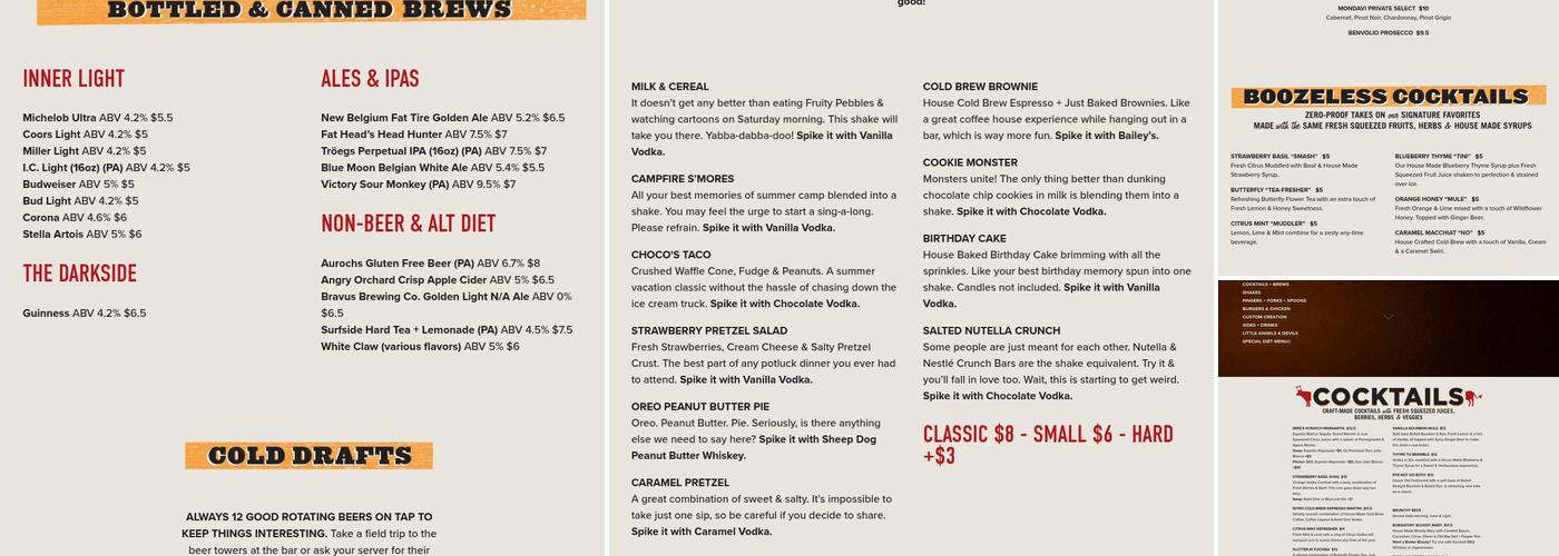 Burgatory Menu