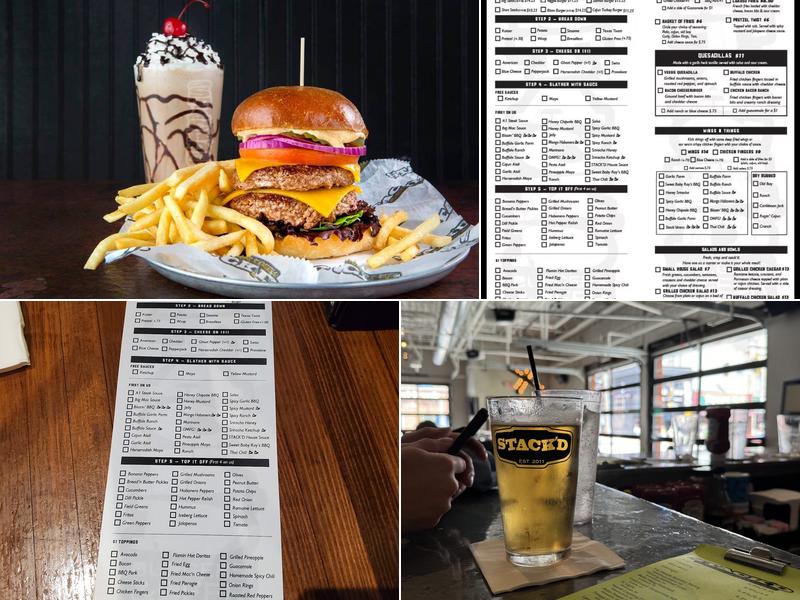 Stack'd Oakland Menu