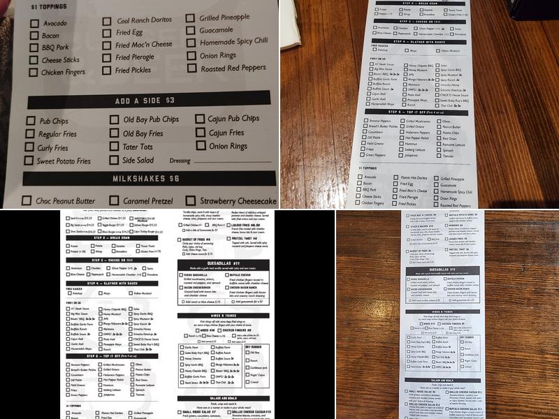 Stack'd Oakland Menu