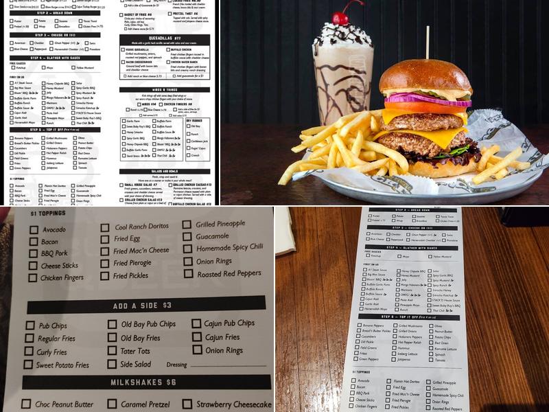 Stack'd Oakland Menu