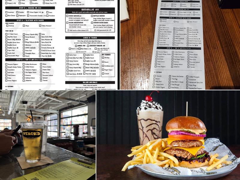 Stack'd Oakland Menu