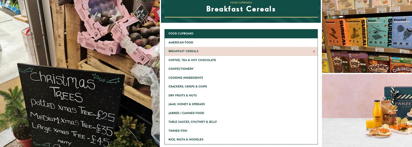 Panzer's Delicatessen Menu