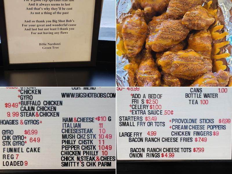 Big Shot Bob's House of Wings - Carnegie Menu