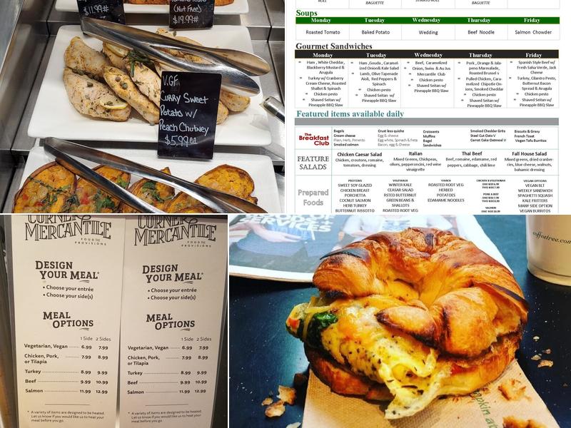 Corner Mercantile Menu