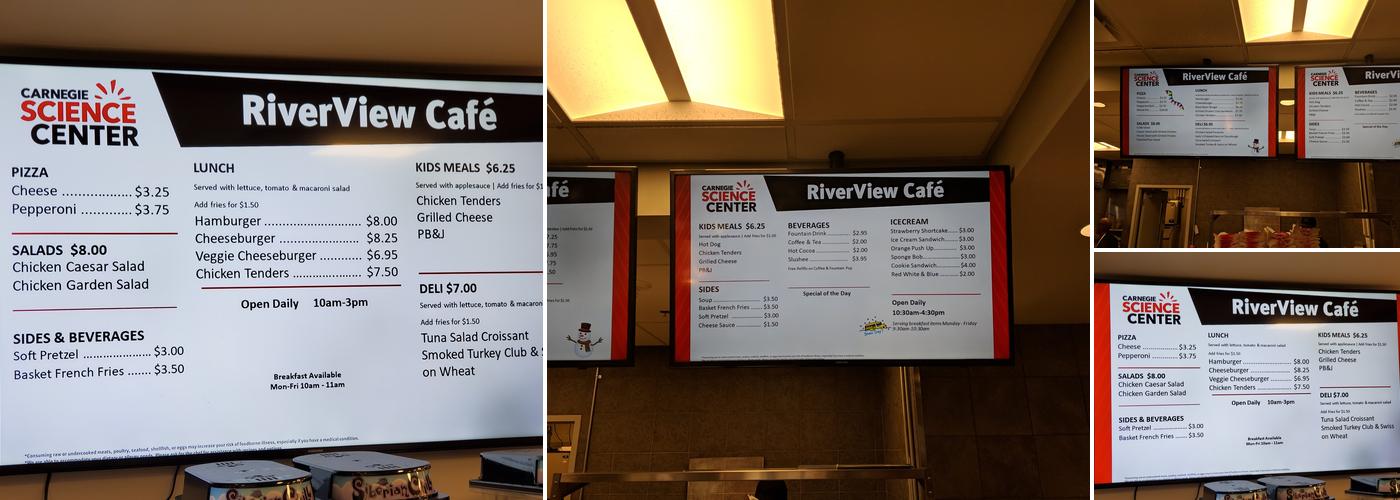 River View Cafe Menu