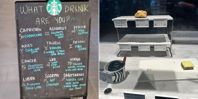 Starbucks Menu