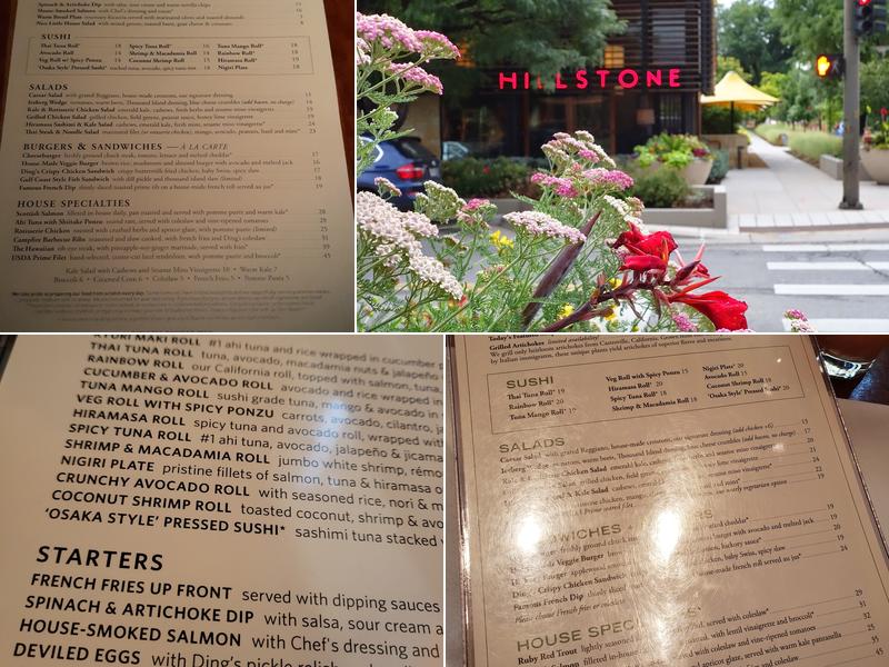 Hillstone Menu