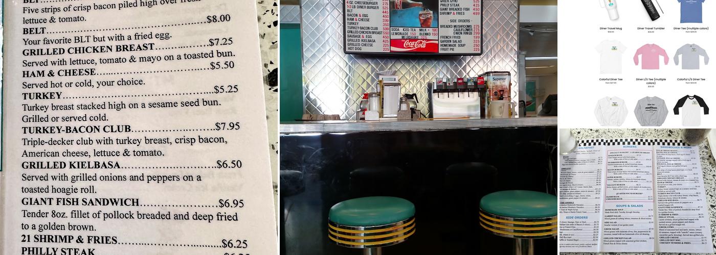 Valliant's Diner Menu