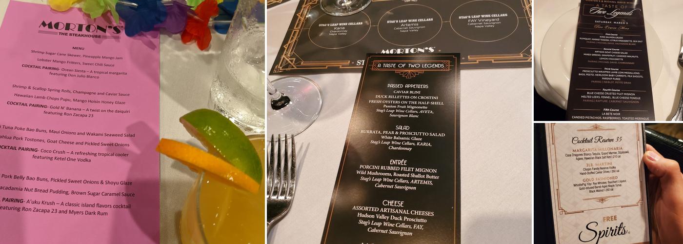 Morton's The Steakhouse Menu