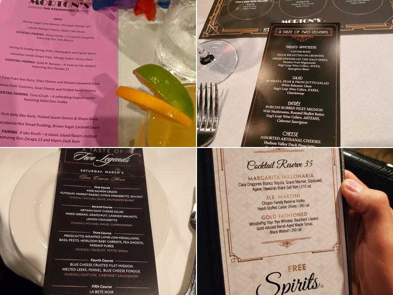 Morton's The Steakhouse Menu