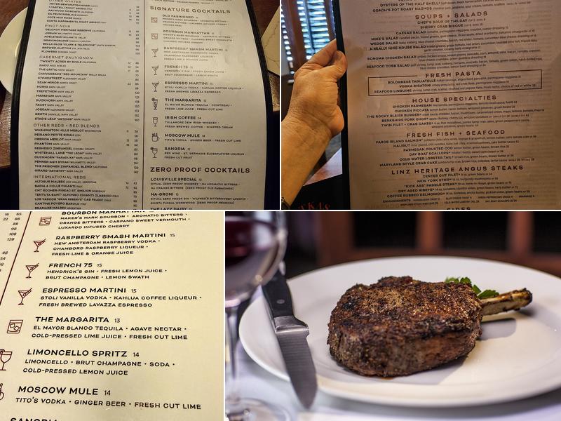 Ditka's Menu