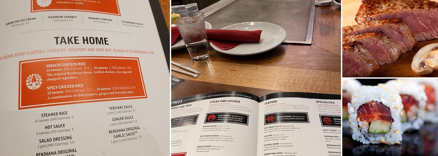Benihana Menu