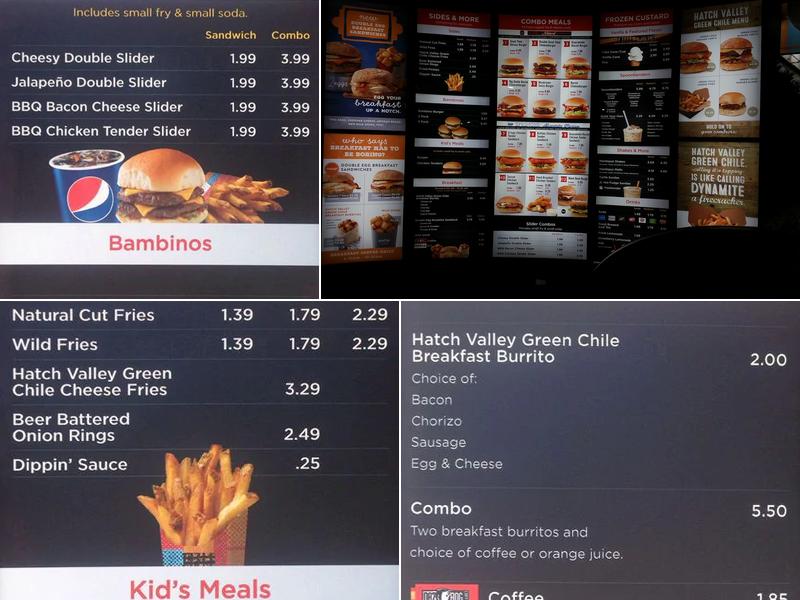 Good Times Burgers & Frozen Custard Menu